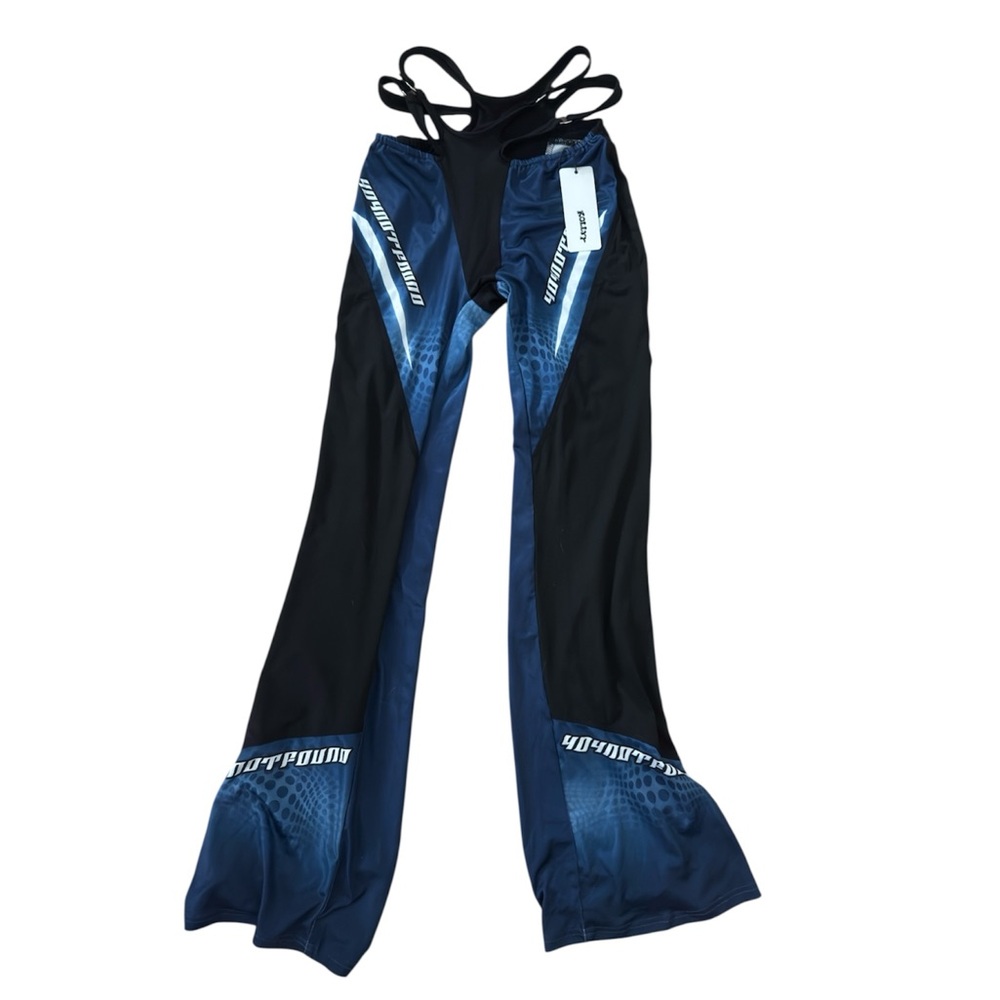 Women's Black and Blue Jumpsuit